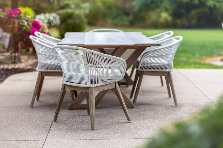 Hansø Design: Premium Outdoors Table & 6-Chairs Set