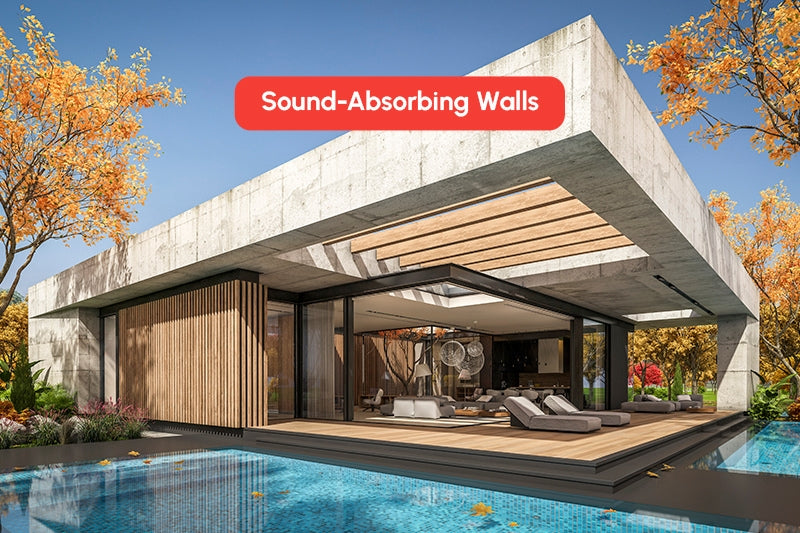 Sound-Absorbing Walls for Pergola Privacy