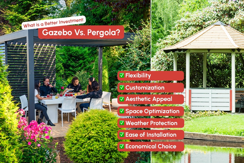 What is a Better Investment Pergola or Gazebo